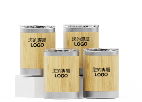 Crew Bamboo - 印刷竹製旅行杯