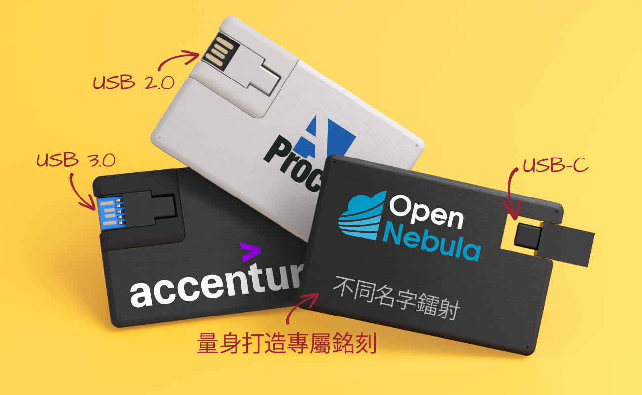 Alloy DuoUSB卡片型隨身行動碟