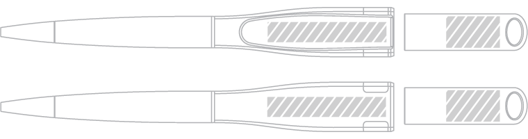 USB 筆型隨身行動碟 網版印刷