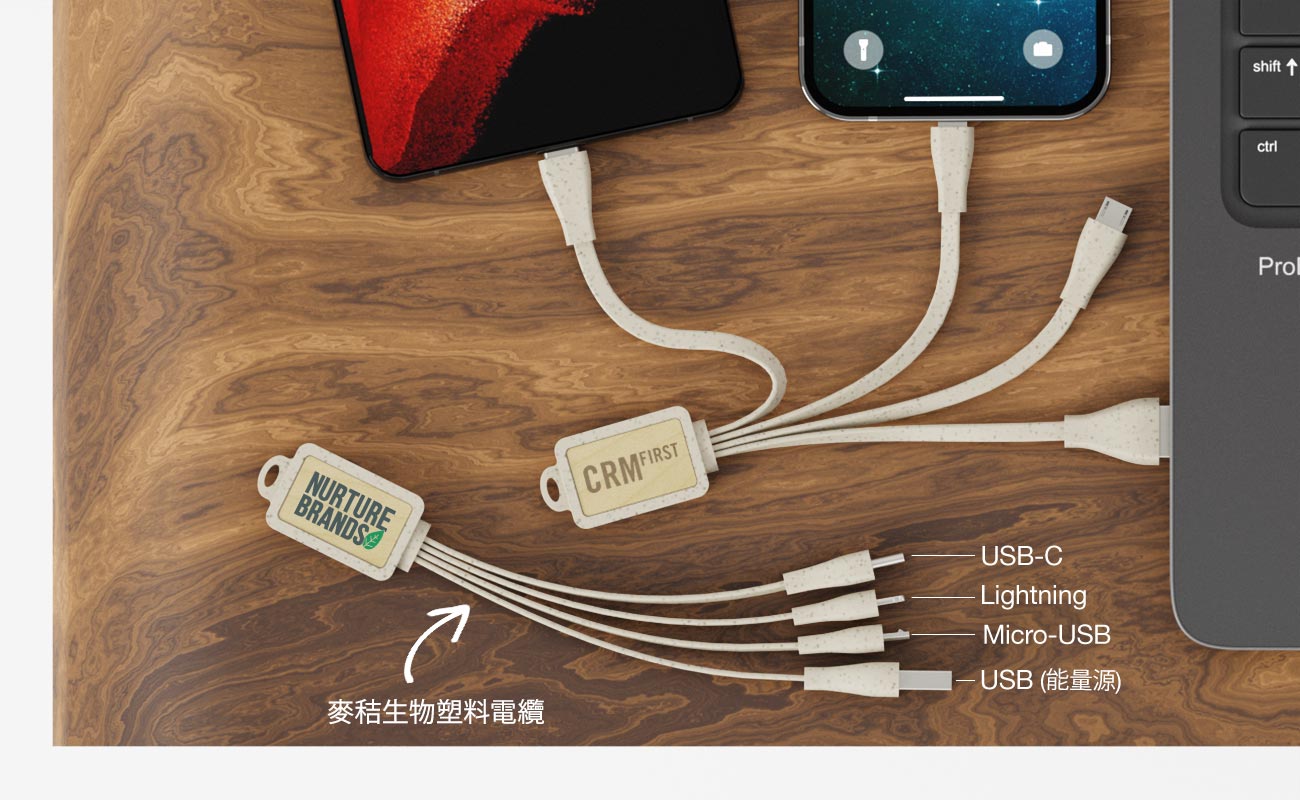 Multi Wood - 促銷USB線束