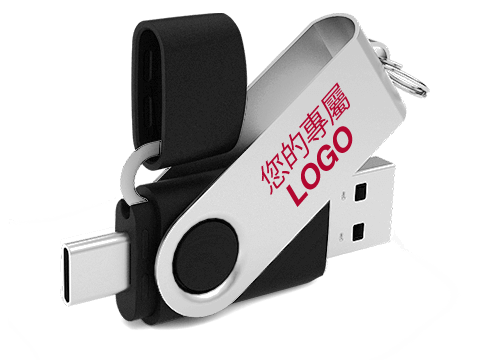 Twister Go - 帶有USB-C連接器的定製USB隨身碟