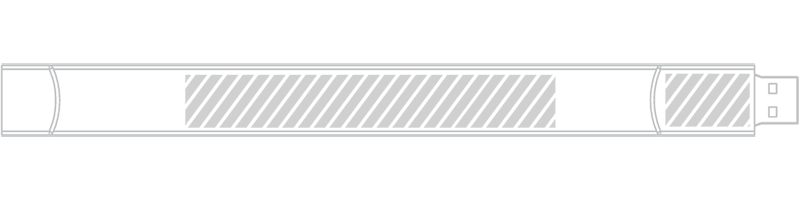 USB手環創意隨身碟 網版印刷