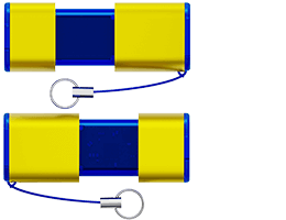 顏色混合是可能的。為不同的部分選擇2種不同的標準顏色。